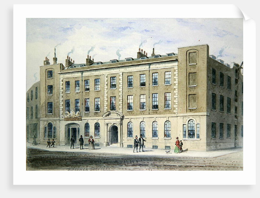 Apothecaries Lane, 1855 by Thomas Hosmer Shepherd