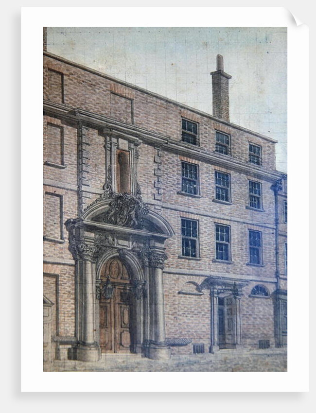The Old Entrance to Merchant Taylors' Hall, Threadneedle Street, 1753 by Wilson Wilson