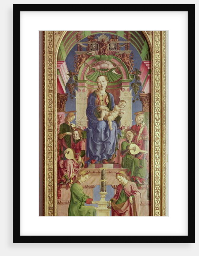 The Virgin and Child Enthroned, mid 1470s by Cosimo Tura