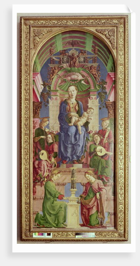 The Virgin and Child Enthroned, mid 1470s by Cosimo Tura