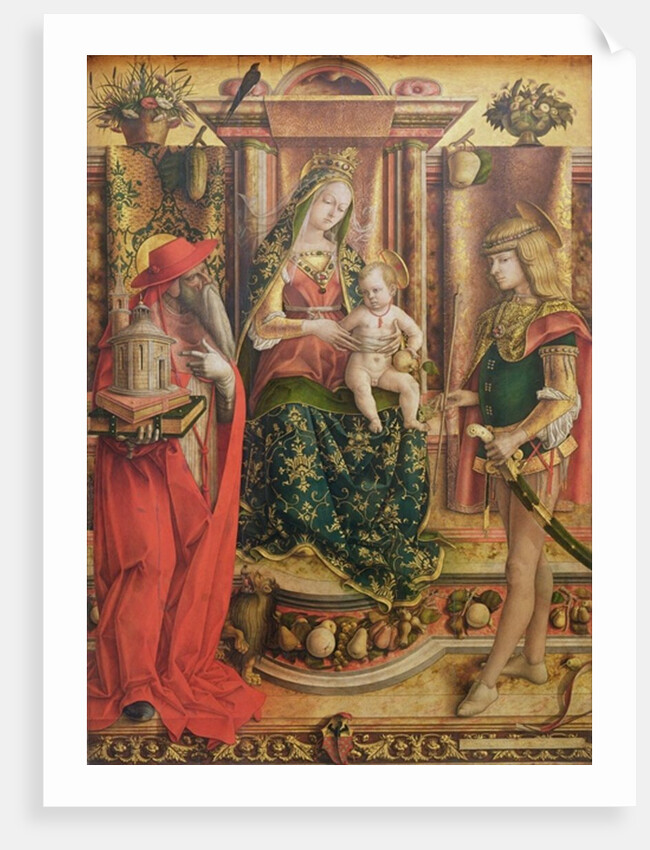 La Madonna della Rondine, after 1490 by Carlo Crivelli