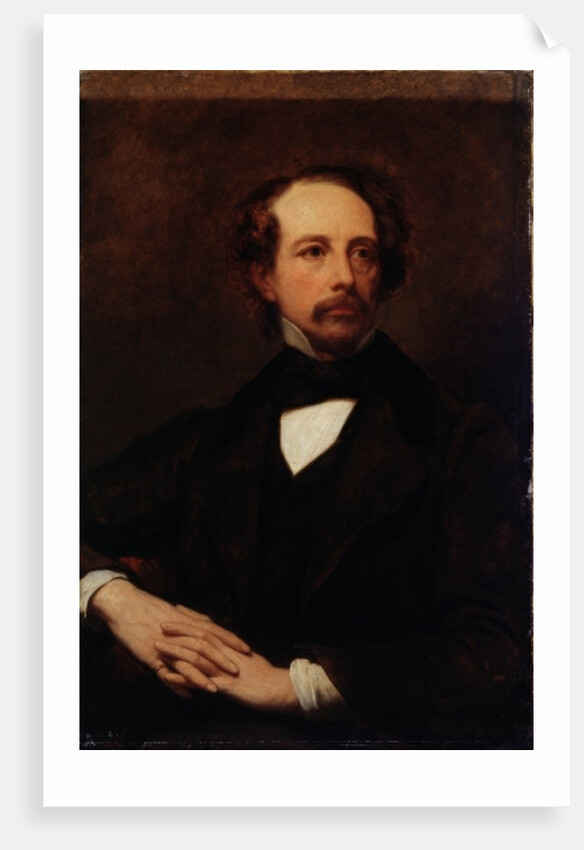 Portrait of Charles Dickens, 1855 by Ary Scheffer