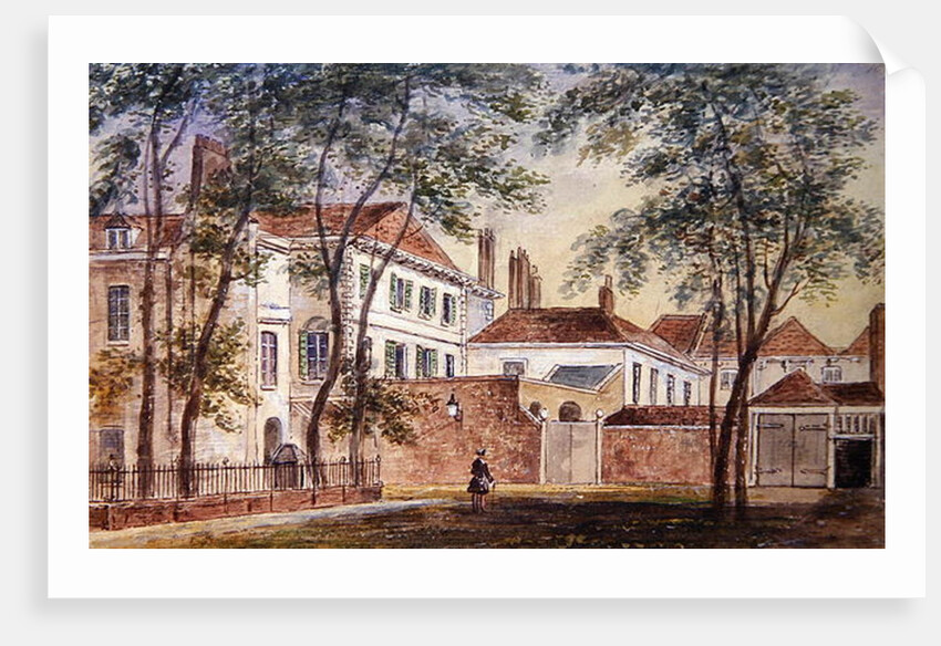 View of the House and Museum of the Late Duchess of Portland 1796 by John Bromley