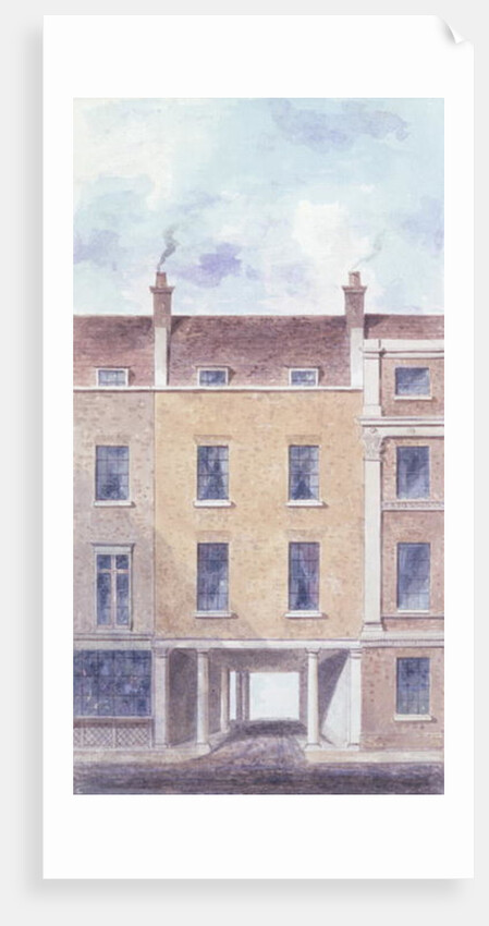 The Old Entrance to Scotland Yard, 1824 by T. Chawner