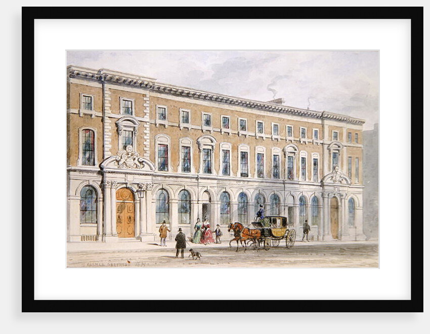 The New Building of Merchant Taylors and Hall, 1853 by Thomas Hosmer Shepherd