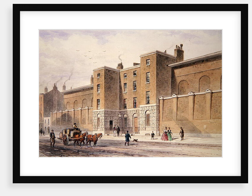 Whitecross Street Prison, 1850 by Thomas Hosmer Shepherd