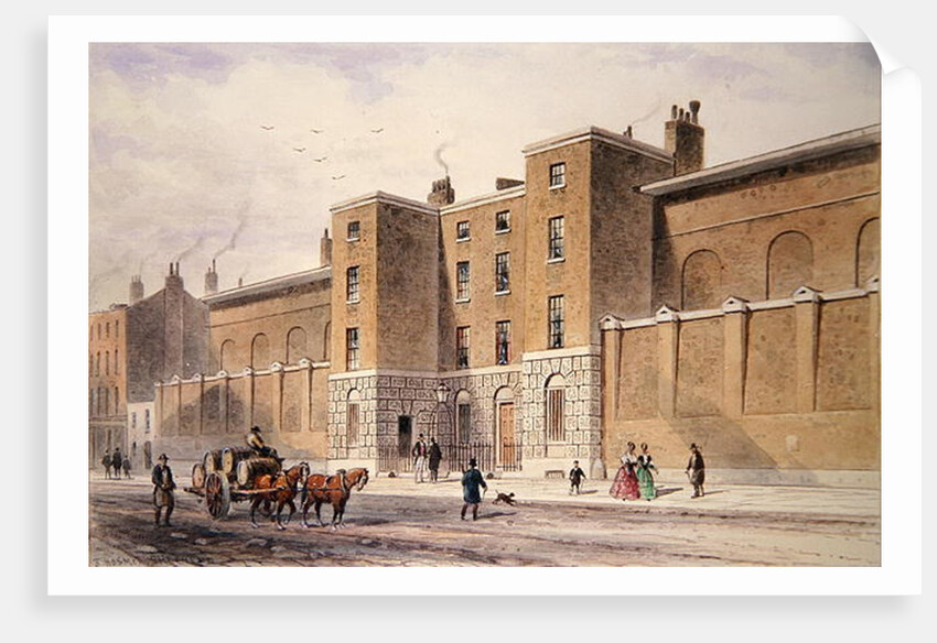 Whitecross Street Prison, 1850 by Thomas Hosmer Shepherd