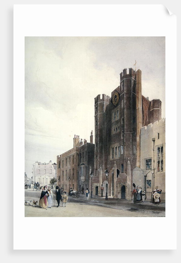 North front to St.James's Palace, c.1850 by Thomas Shotter Boys
