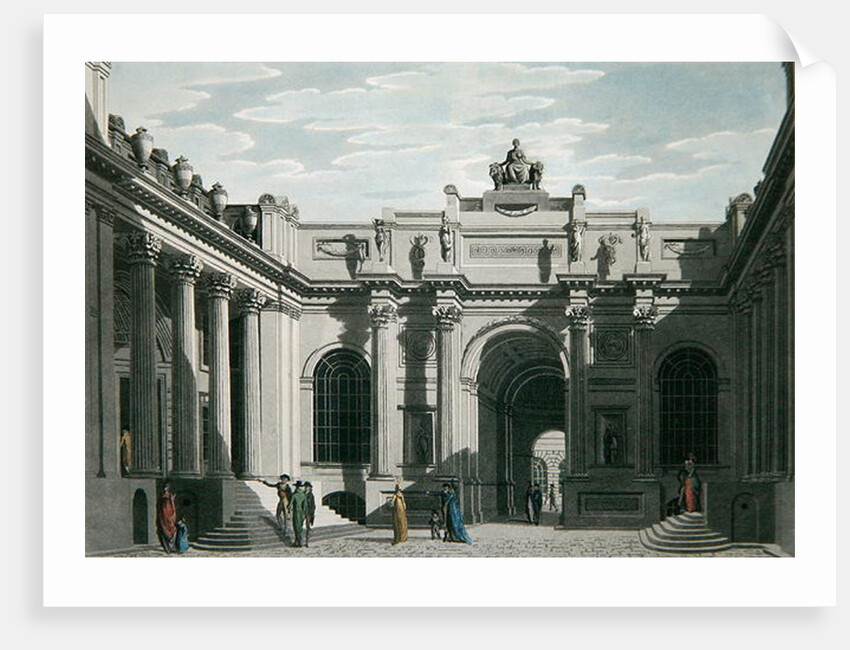 Lothbury Court, Bank of England 1801 by English School