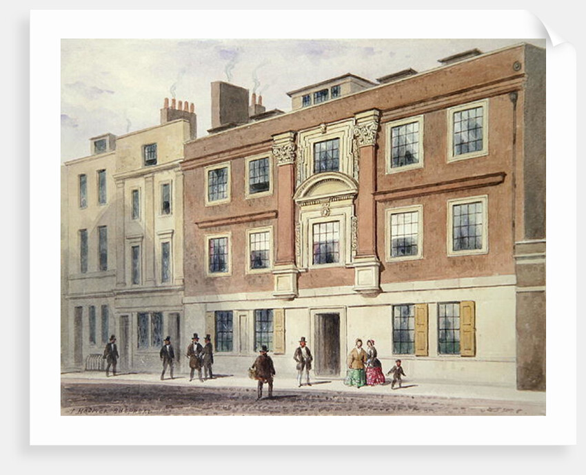 Winchester Street, 1850 by Thomas Hosmer Shepherd