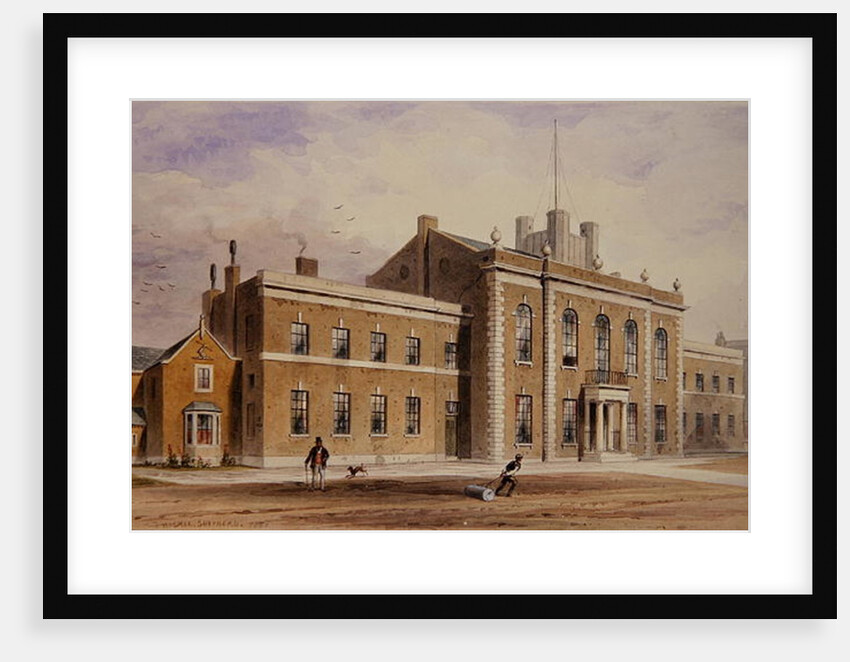Royal Artillery House, Finsbury Square, 1851 by Thomas Hosmer Shepherd