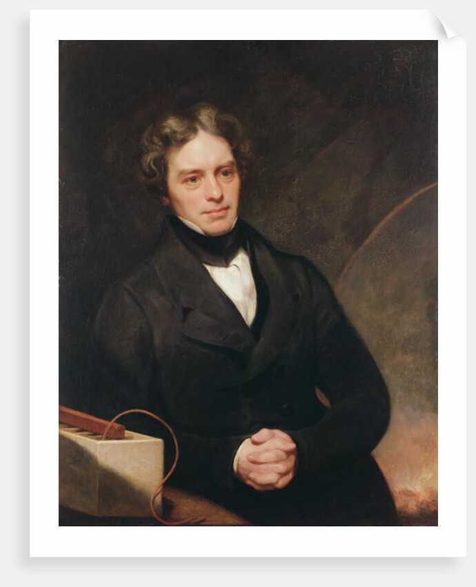 Portrait of Michael Faraday 1841-42 by Thomas Phillips