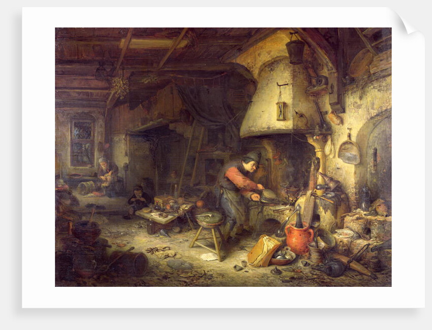 An Alchemist, 1611 by Adriaen Jansz. van Ostade