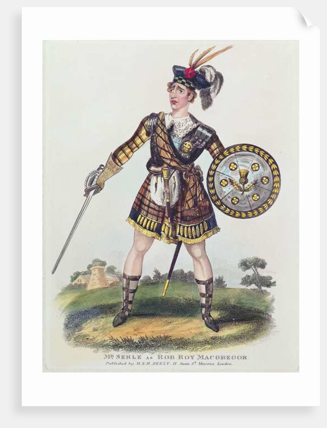 Portrait of Thomas James Serle as Rob Roy Macgregor by English School
