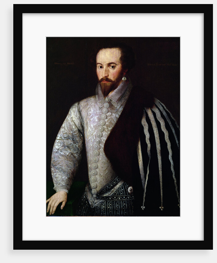 Portrait of Sir Walter Raleigh, 1588 by English School