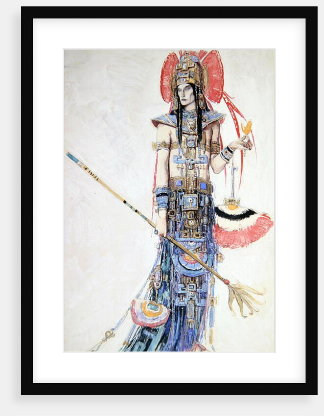 Costume Design for 'Montezuma' by Charles Ricketts