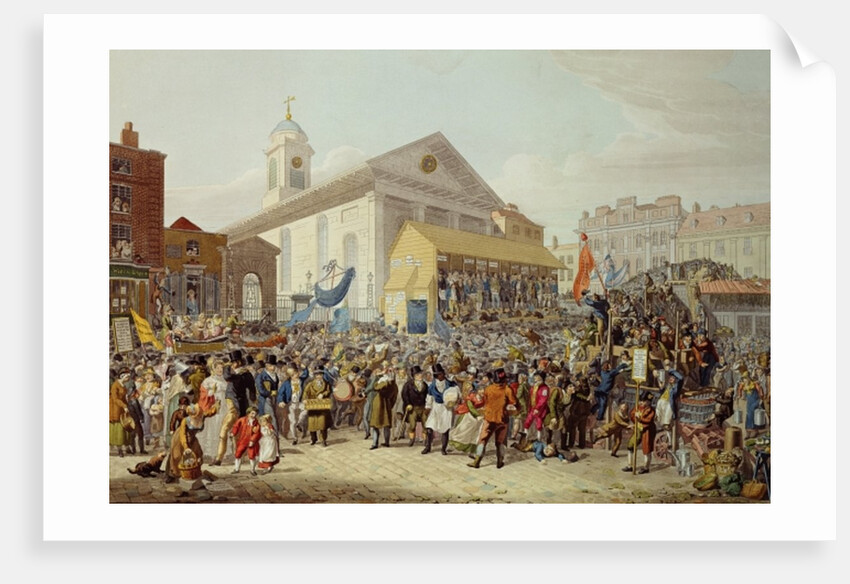 Representation of the Election of Members of Parliament for Westminster, 1818 by George Snr (after) Scharf