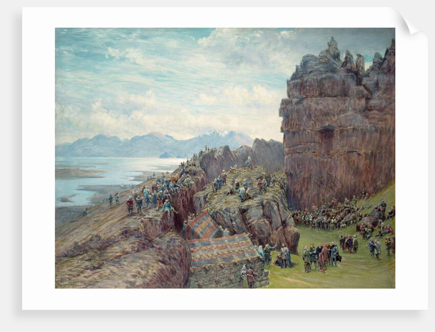 Althing in Session by William Gersham Collingwood