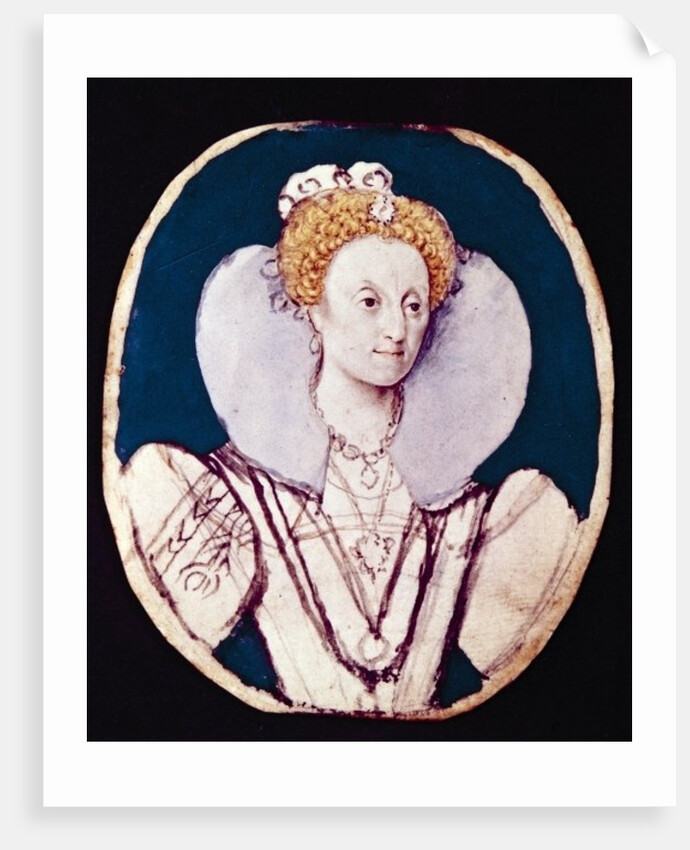Portrait of Elizabeth I by Isaac Oliver