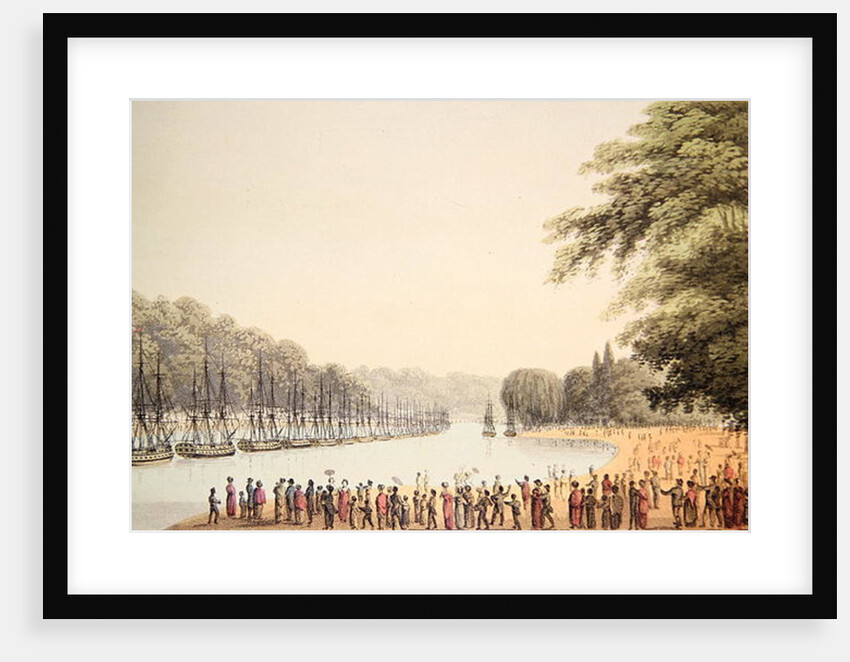 The Fleet on the Serpentine River by John Heaviside Clark