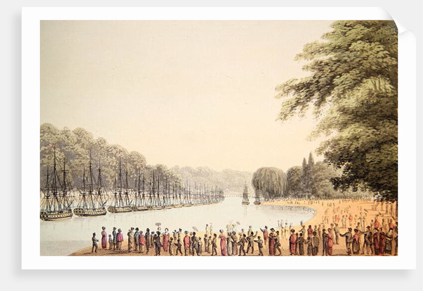 The Fleet on the Serpentine River by John Heaviside Clark