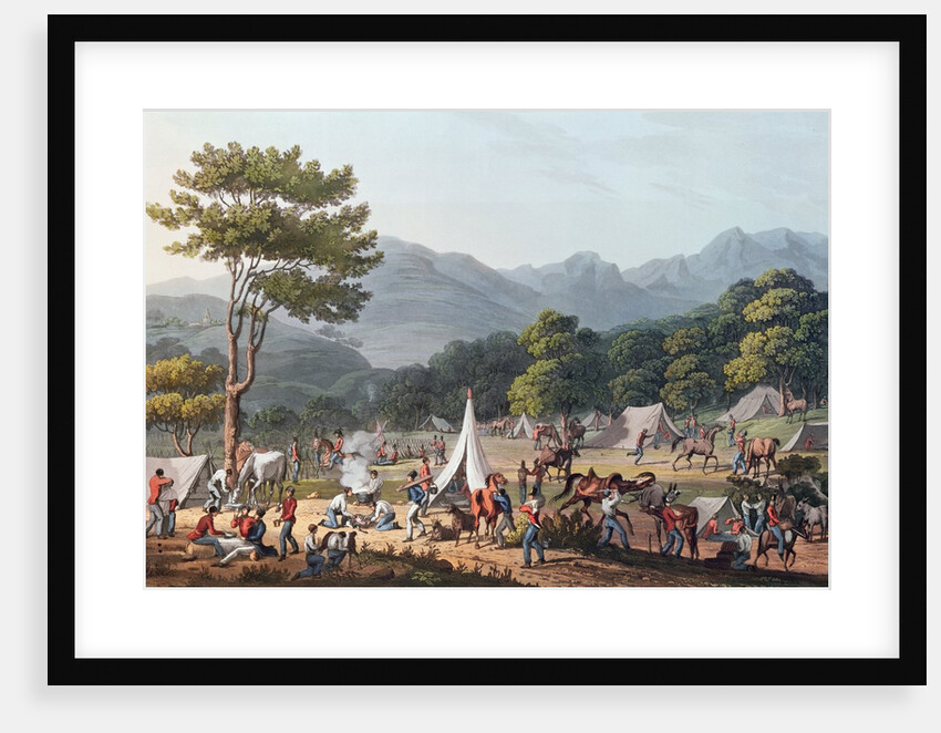 Troops Bivouacked near Villa Velha by Thomas Staunton St. Clair