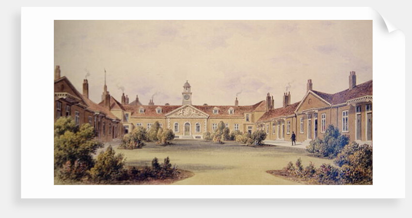 Emanuel Hospital, Tothill Fields, 1850 by Thomas Hosmer Shepherd