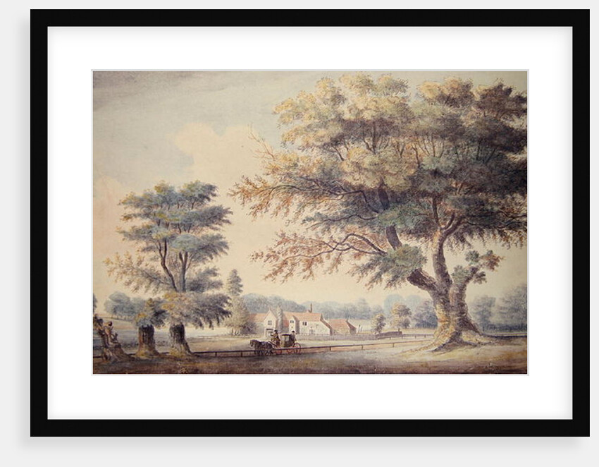 The Old Cheesecake House, north of the Serpentine, 1786 by John White