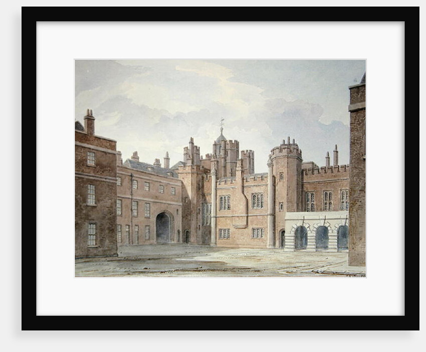 View in the Kitchen Court of St. James's Palace by John Buckler