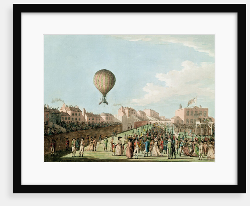 Vincent Lunardi's Aerial Ascent from the Artillery Ground, 15th September 1784 by English School