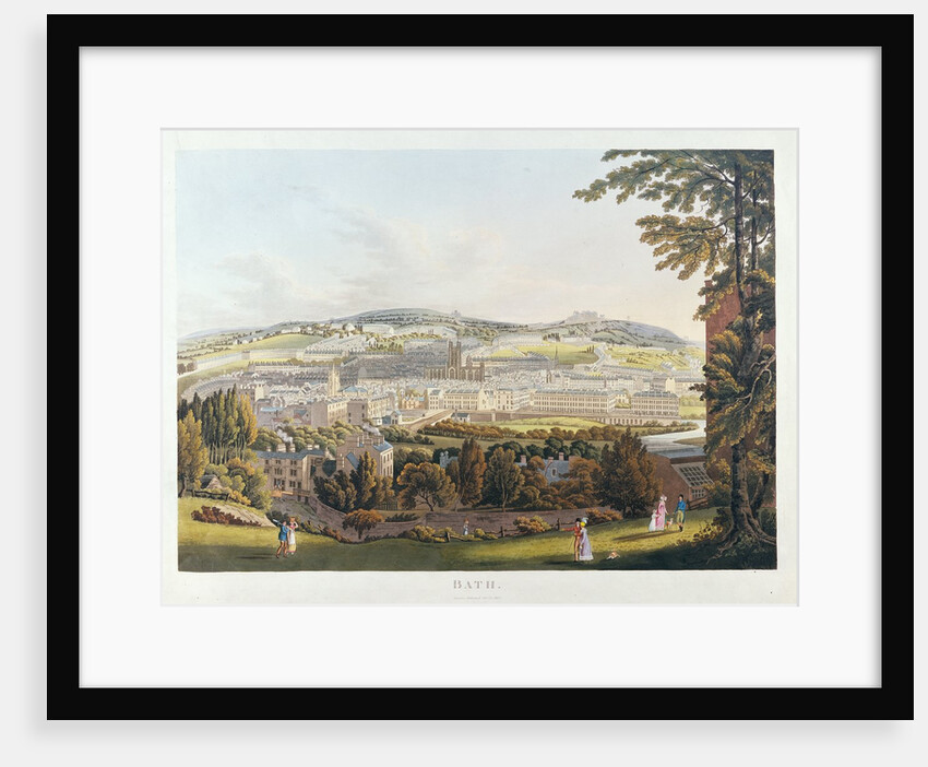 A View of Bath, 1817 by English School