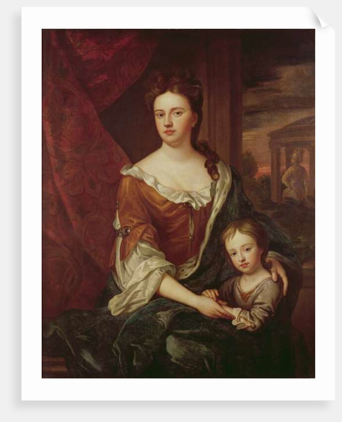 Queen Anne and William, Duke of Gloucester by Godfrey (after) Kneller