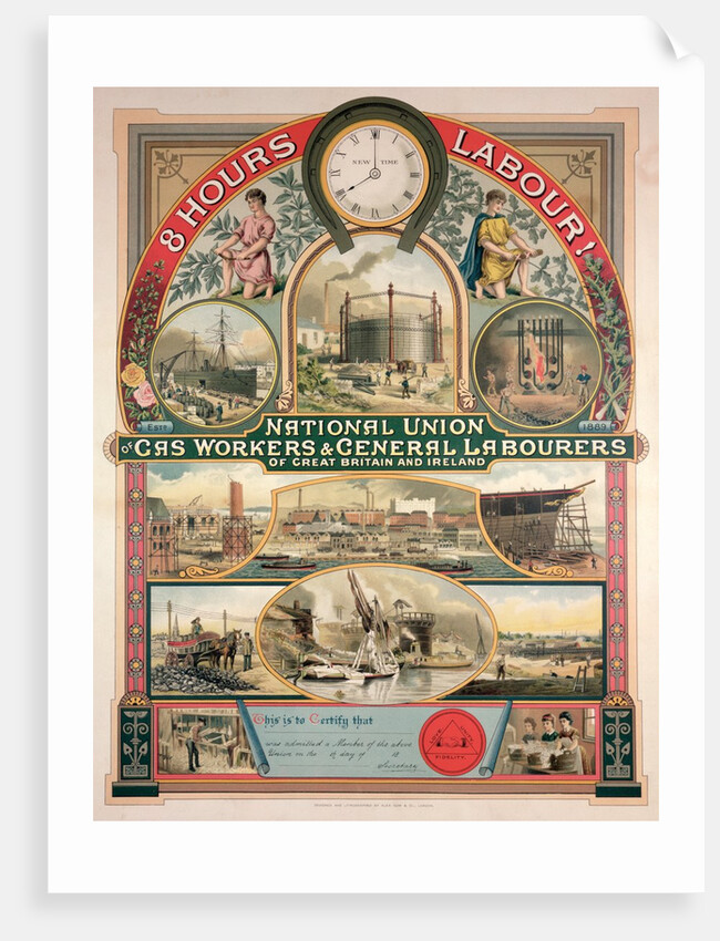 National Union, Gas worker and General Labourers, 1889 by British School