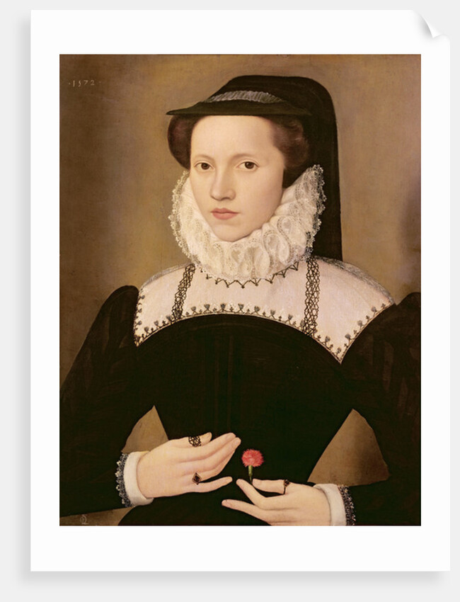 Portrait of Mary Ann Waltham, 1572 by Francois Quesnel
