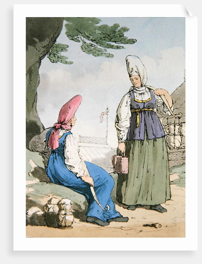 Ocheta Milkcow Woman, 1803 by John Augustus Atkinson