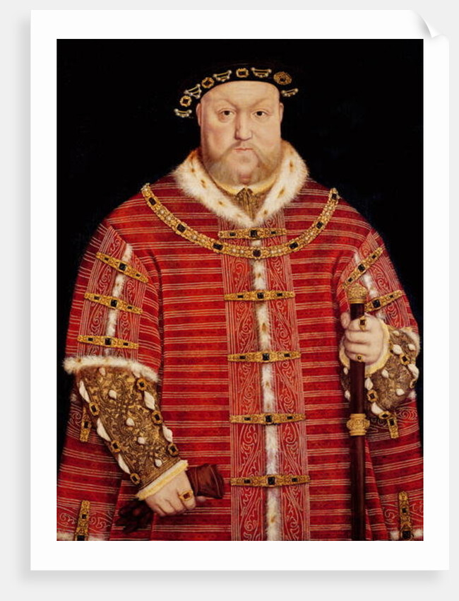 Portrait of Henry VIII by Hans Holbein the Younger