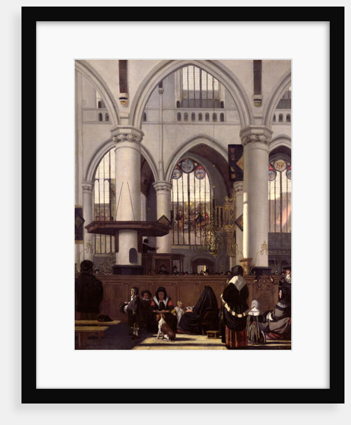The Interior of Oude Kerk, Amsterdam, c.1660 by Emanuel de Witte