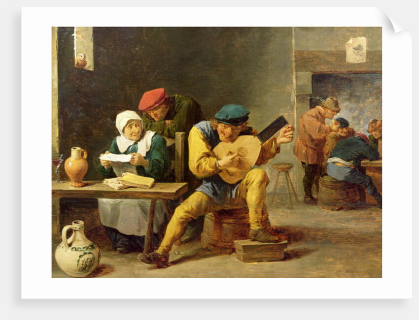 Peasants Making Music in an Inn, c.1635 by David the Younger Teniers