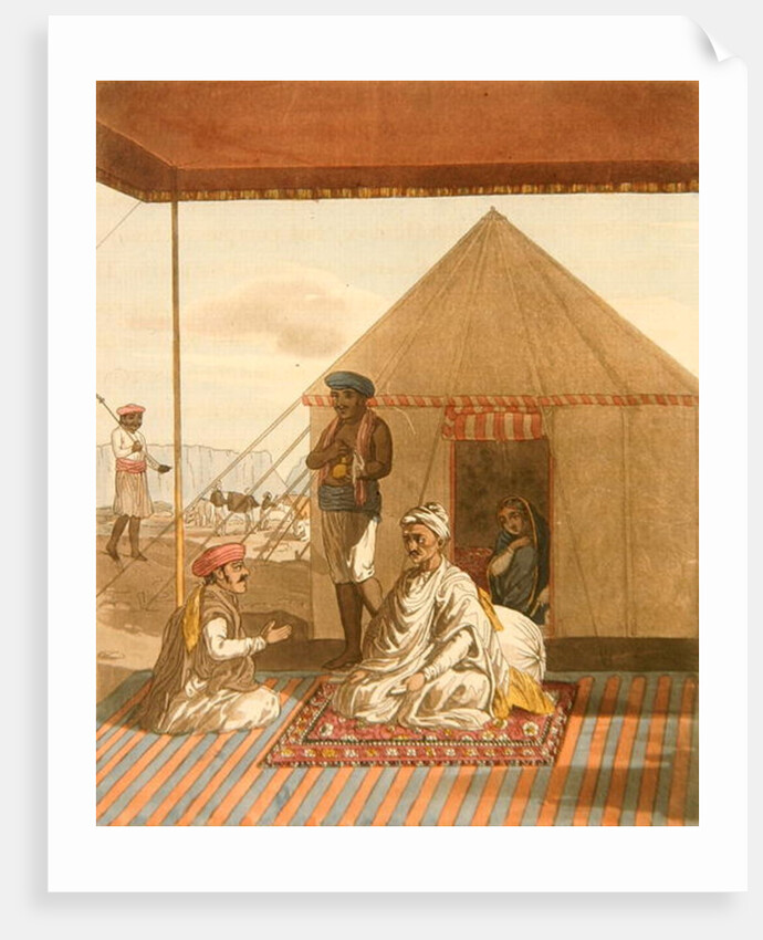 A Mahratta Pandit and his Family by Thomas Baxter