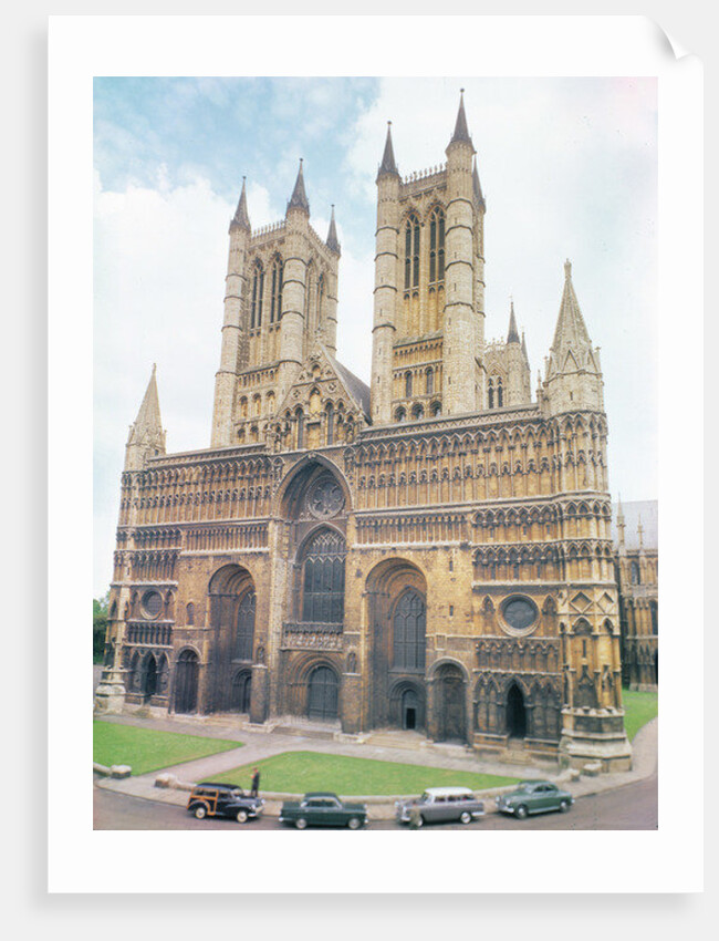 View of Lincoln Cathedral by Anonymous