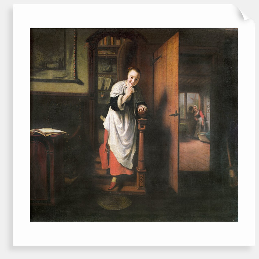 Lovers with a Woman Listening by Nicolaes Maes