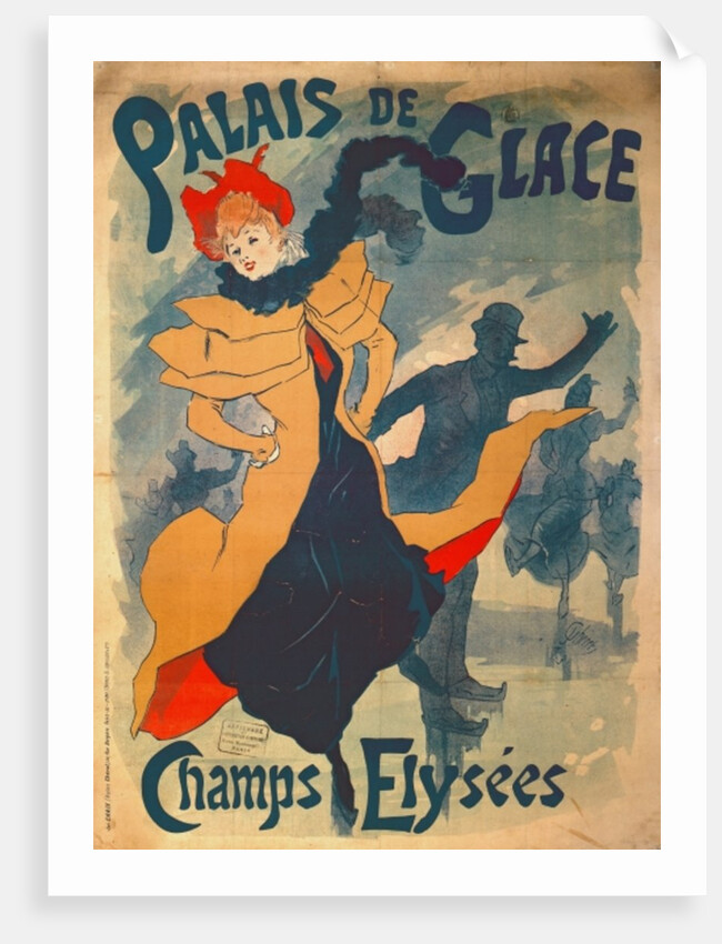 Poster advertising the Palais de Glace on the Champs Elysees, c.1893-95 by Jules Cheret