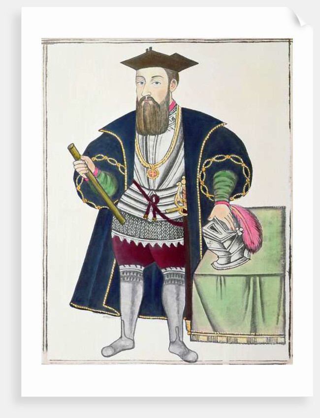 Portrait of Vasco de Gama by Pedro Barretto de Resende