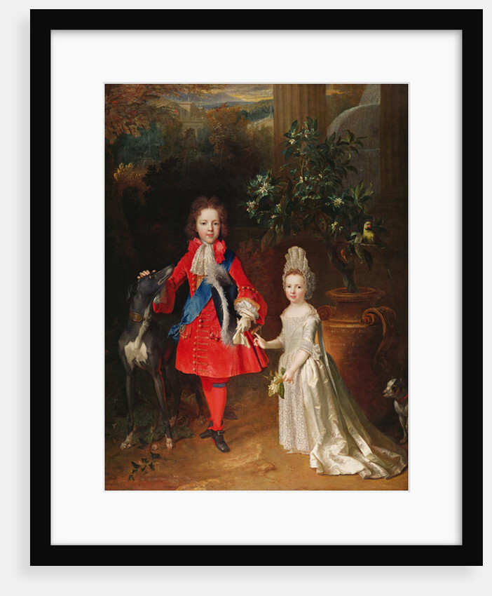Prince James Francis Edward Stuart and Princess Maria Theresa Stuart, 1695 by Nicolas de Largilliere