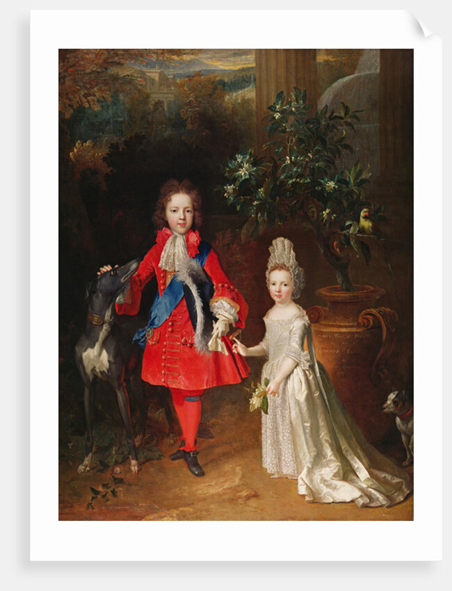 Prince James Francis Edward Stuart and Princess Maria Theresa Stuart, 1695 by Nicolas de Largilliere