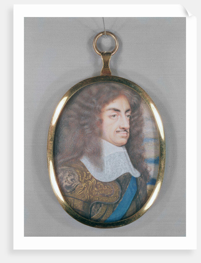 Miniature of Charles II by English School