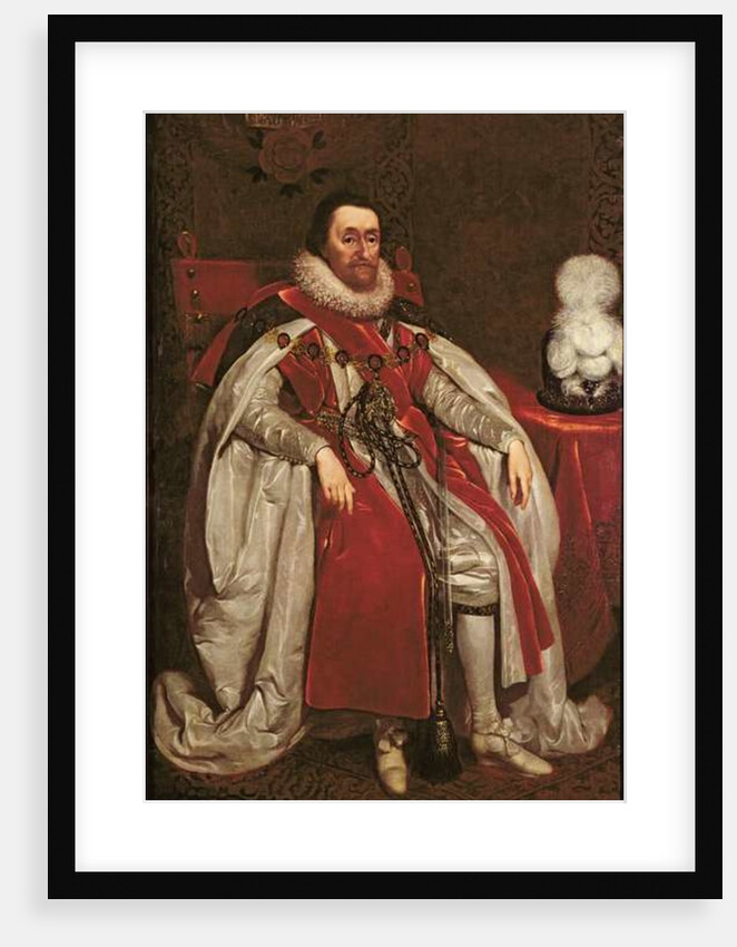 King James I of England and VI of Scotland, 1621 by Daniel Mytens