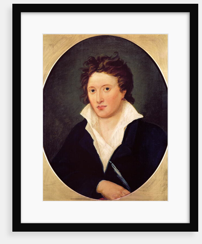 Portrait of Percy Bysshe Shelley, 1819 by Amelia Curran