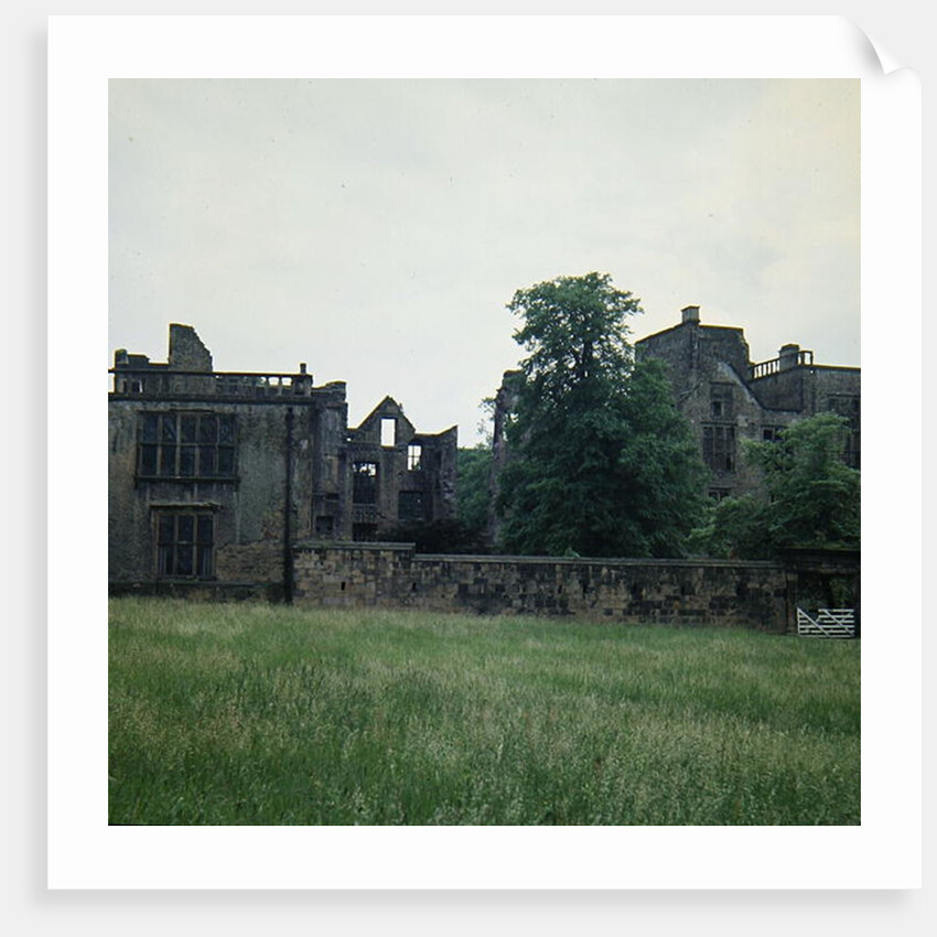 The Ruins of Old Hardwick Hall by Anonymous
