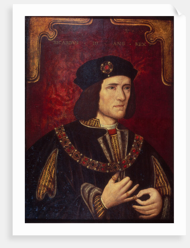 Portrait of King Richard III by English School